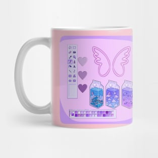 Cute purple design Mug